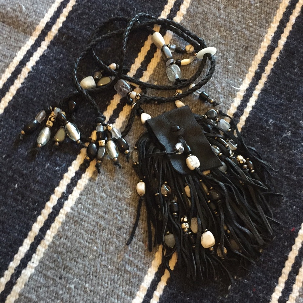 Hippie Chic handmade leather accessory